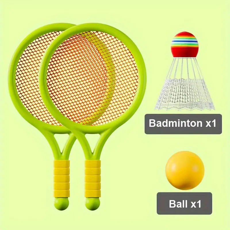 Kids Badminton & Tennis Racket Set