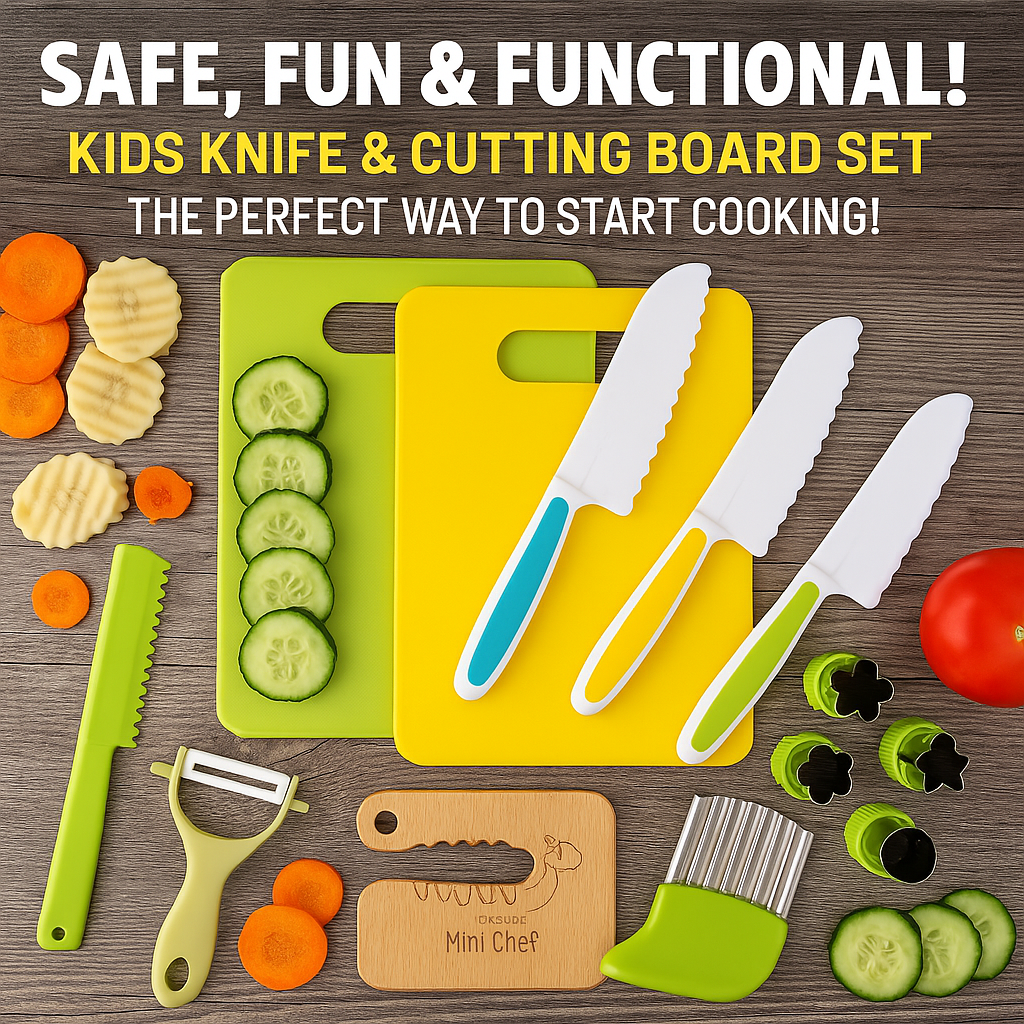 MiniChef Montessori Kitchen Tools – 13 Piece Set