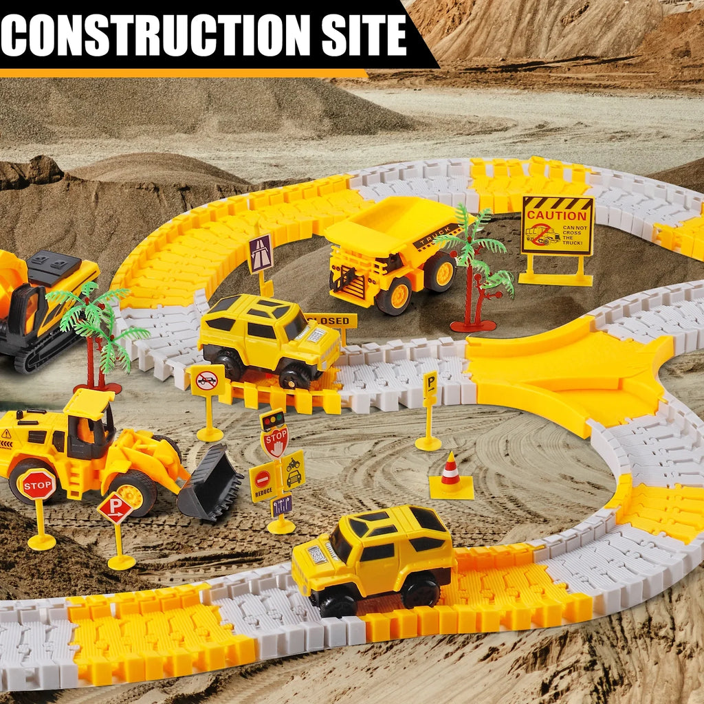 TurboTrack - Construction Racing Track Set