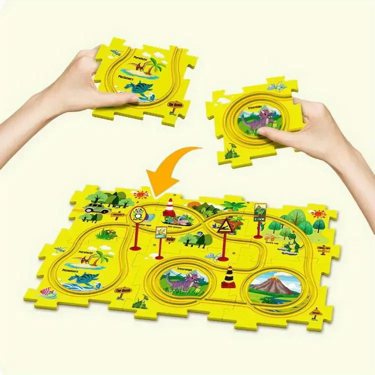 Race Tracks Puzzle Toy