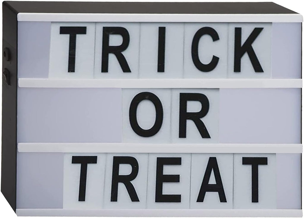 Cinematic Light Box with Letters