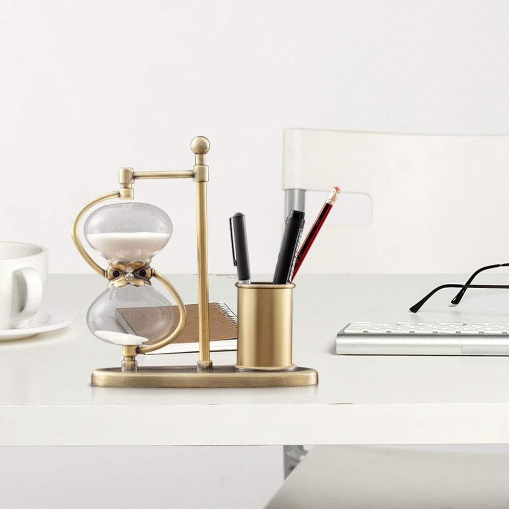 Hourglass Timer Pen Holder