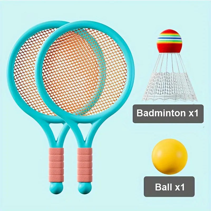 Kids Badminton & Tennis Racket Set