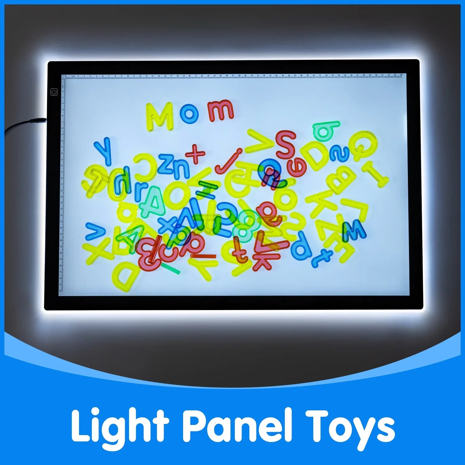 66 Pcs Translucent Letters and Numbers