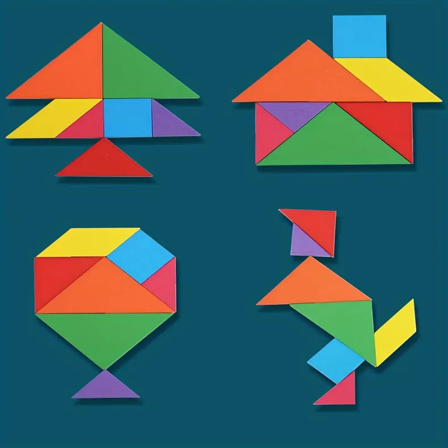 3-in-1 Wooden Puzzle Set