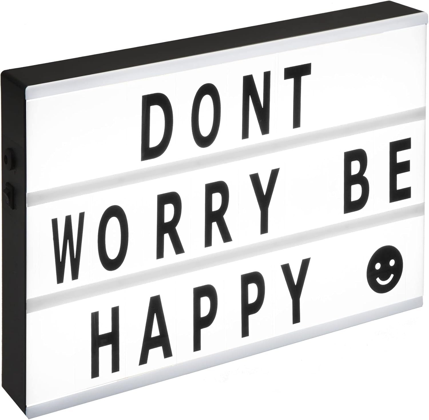 Cinematic Light Box with Letters