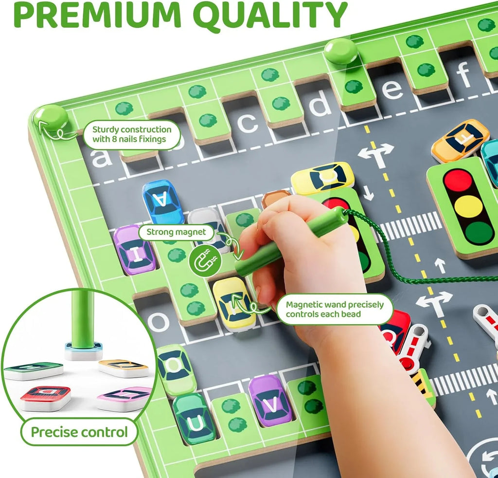Montessori Vehicles Maze Board