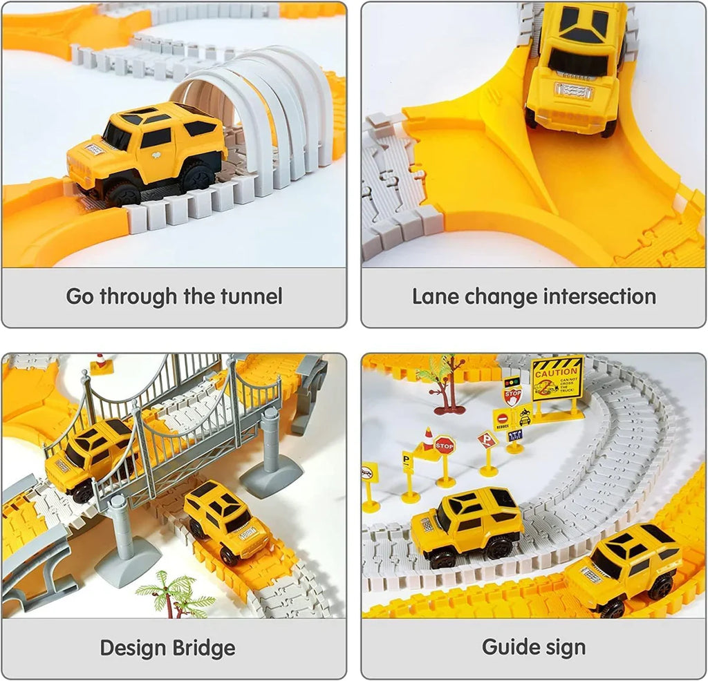 TurboTrack - Construction Racing Track Set