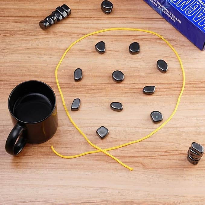 Magnetic Chess Game with Stones