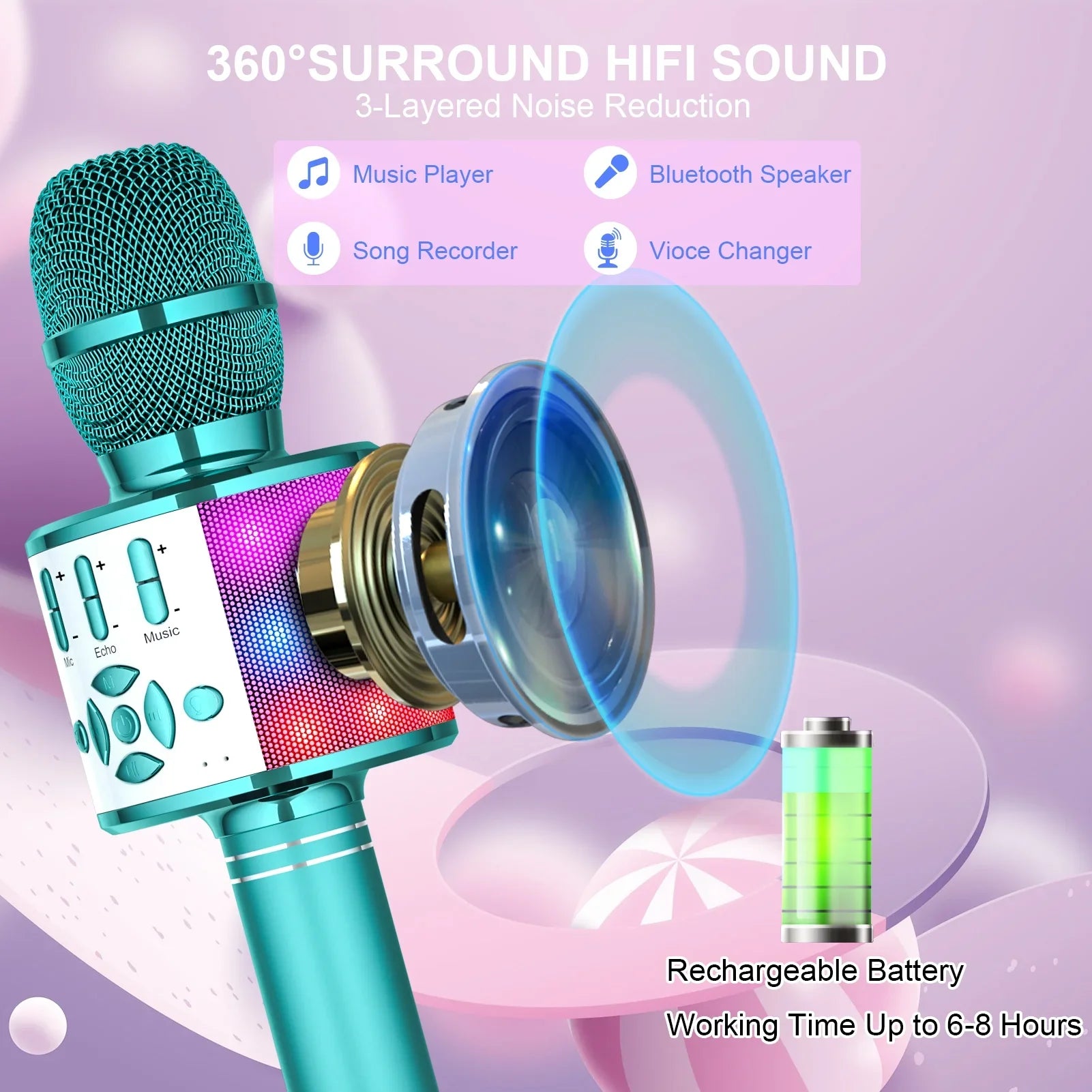 Voice Changing Karaoke Mic