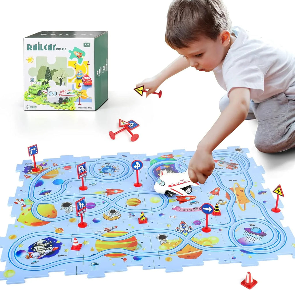 Race Tracks Puzzle Toy