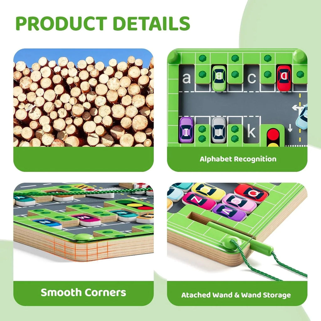 Montessori Vehicles Maze Board