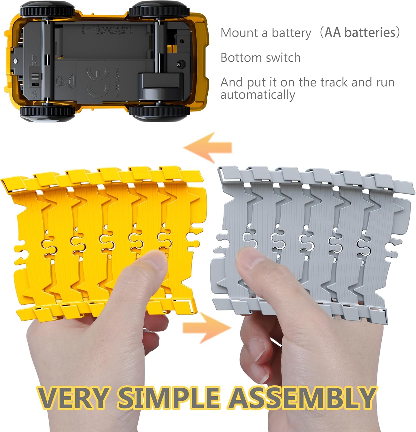 TurboTrack - Construction Racing Track Set