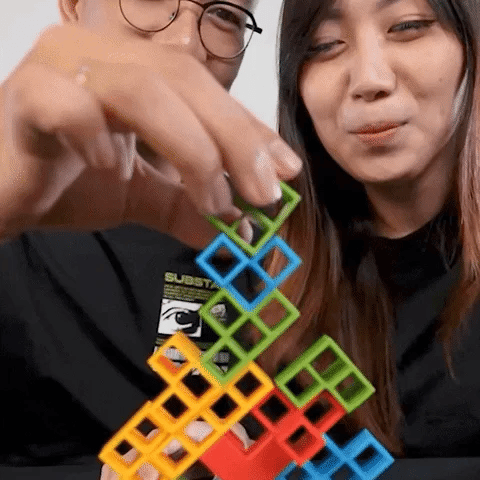 TetraTower Stacking Game