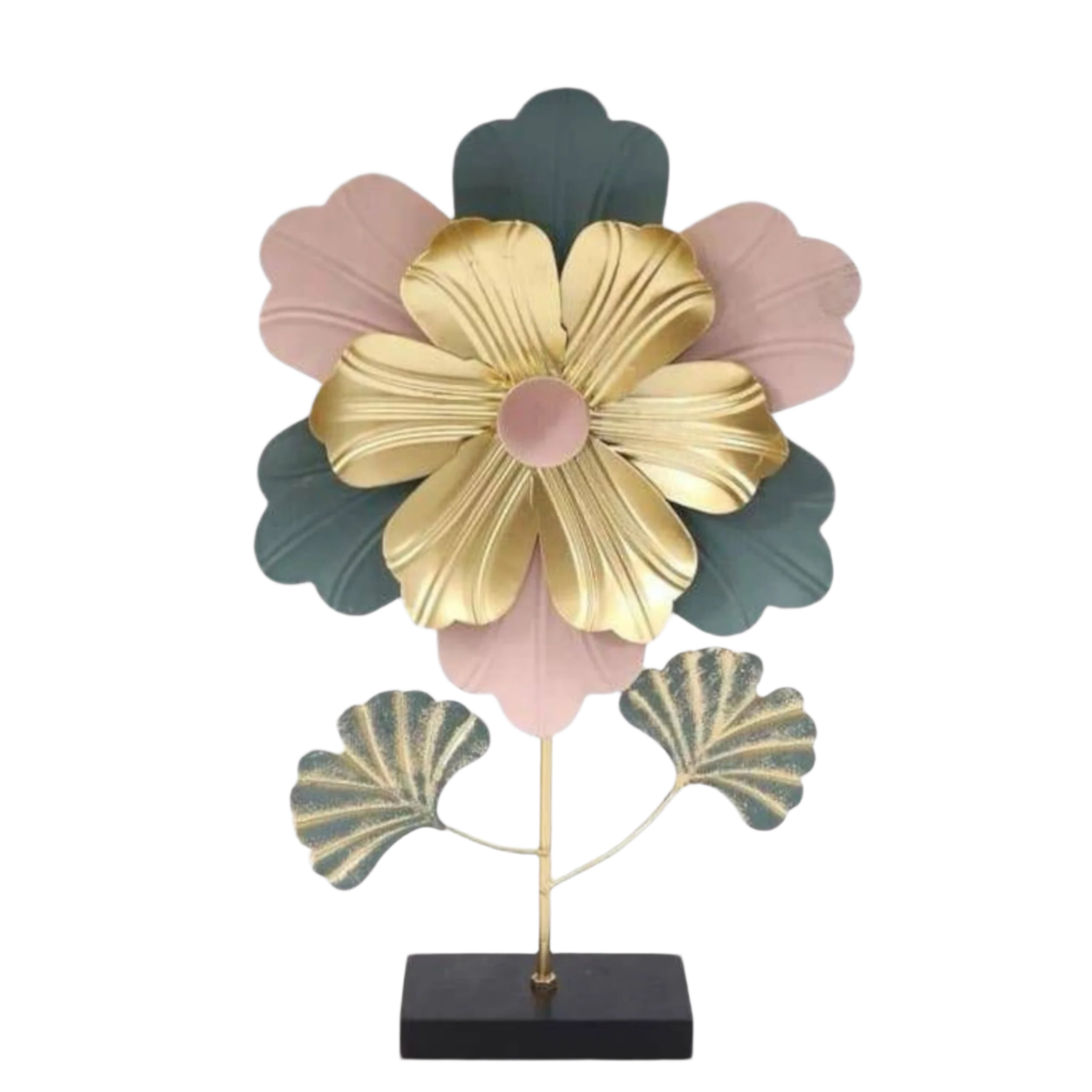 Metal Monstera Flower Decor