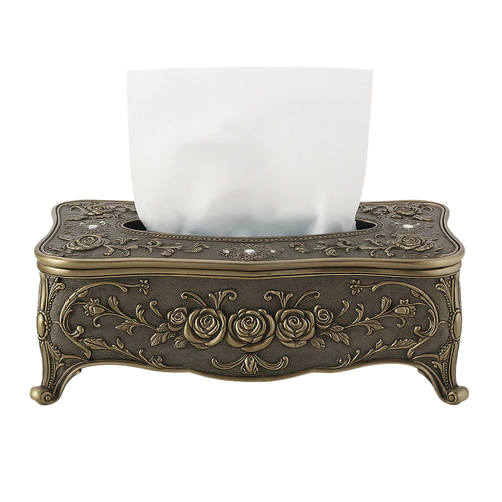 Vintage Rose Tissue Box