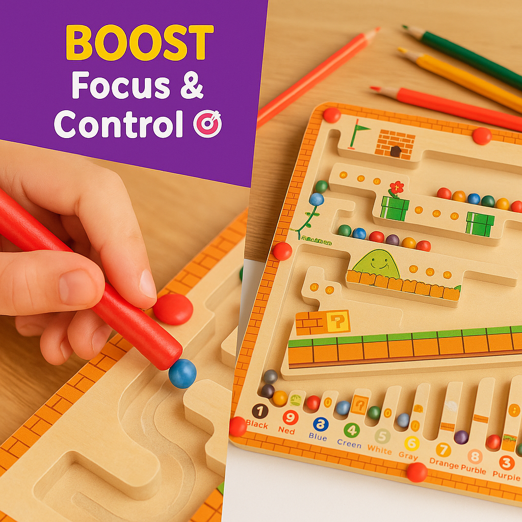 Montessori Magnetic Bead Maze