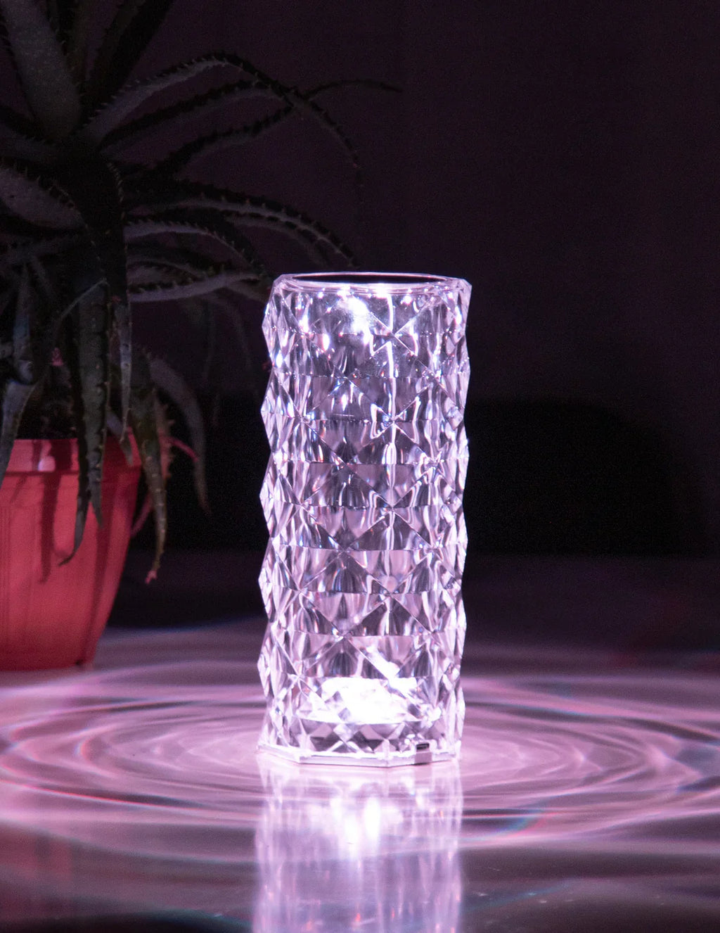 Crystal Diamond LED Table Lamp