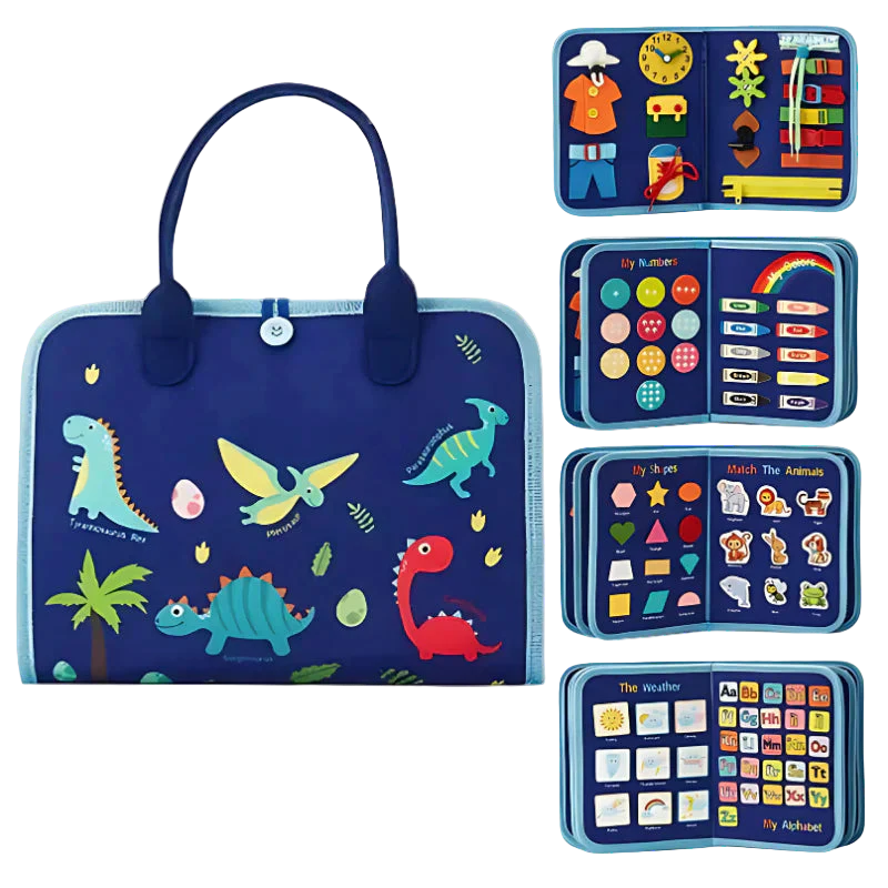 Montessori Toddler Activity Busy Book (4 page)