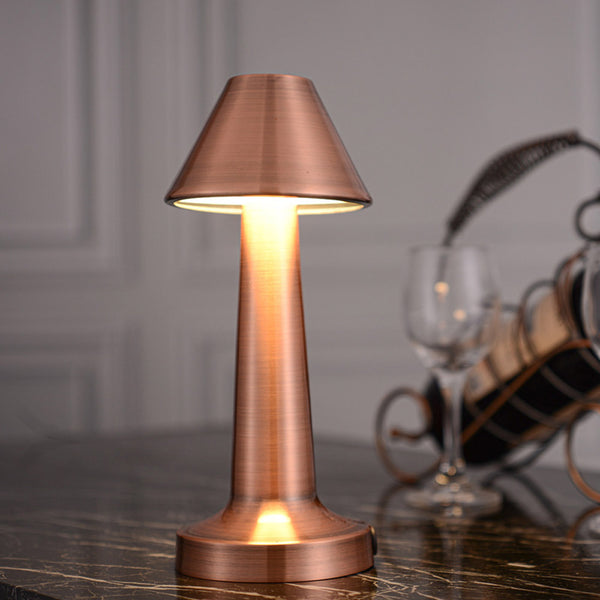 Rose Gold Cordless Table Lamp