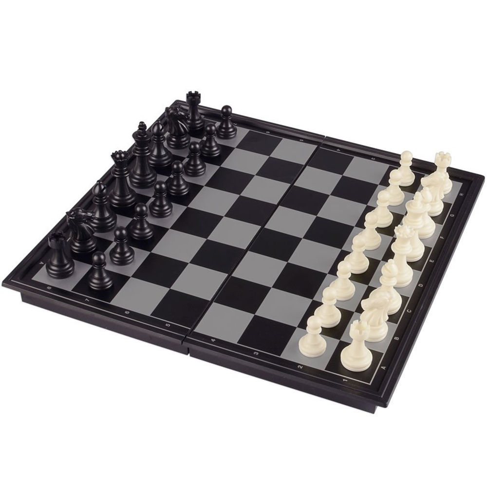 3 in 1 Magnetic Chess Set – Chess, Checkers & Backgammon