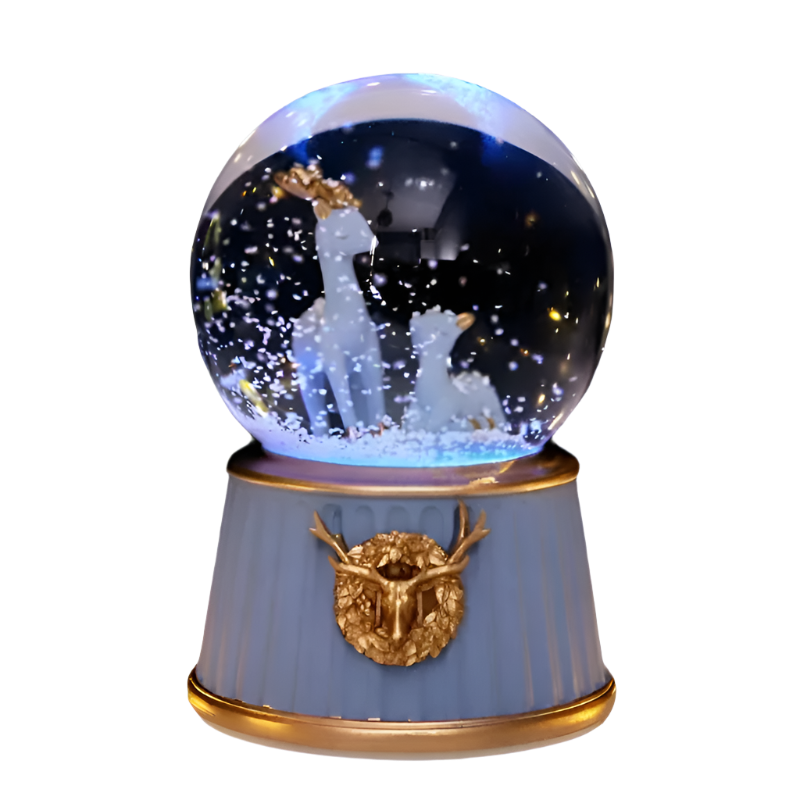 Garneck Elk Crystal Ball