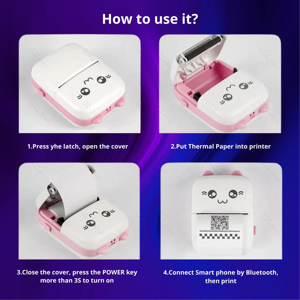 Mini Portable Thermal Printer