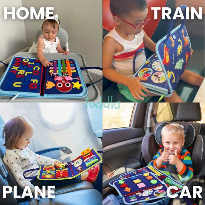 Montessori Toddler Activity Busy Book (4 page)