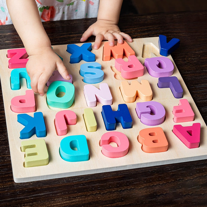 Wooden Alphabet Letters Puzzle