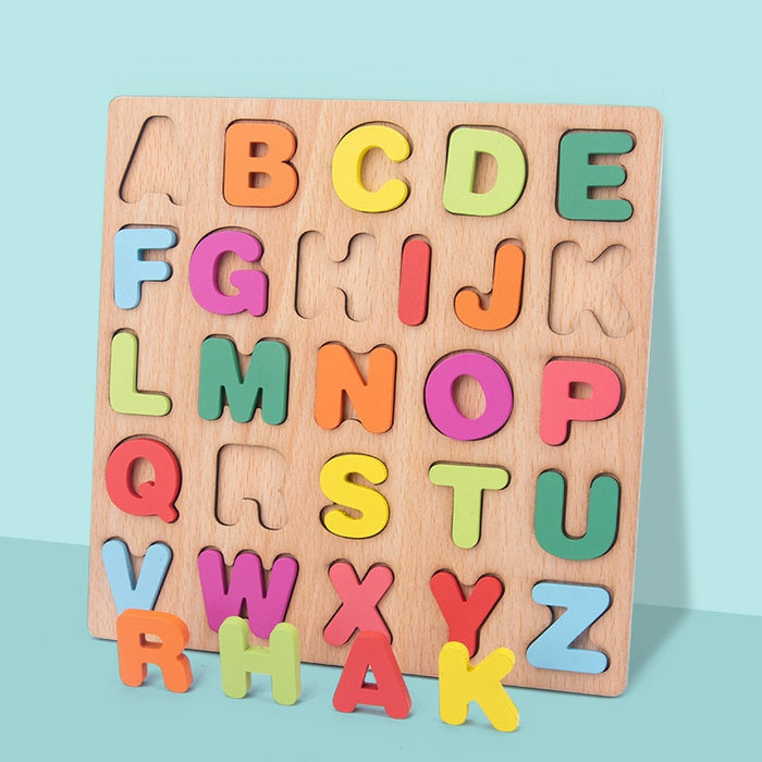 Wooden Alphabet Letters Puzzle