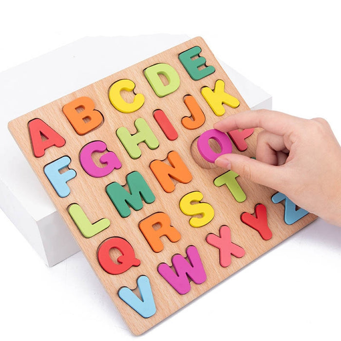 Wooden Alphabet Letters Puzzle