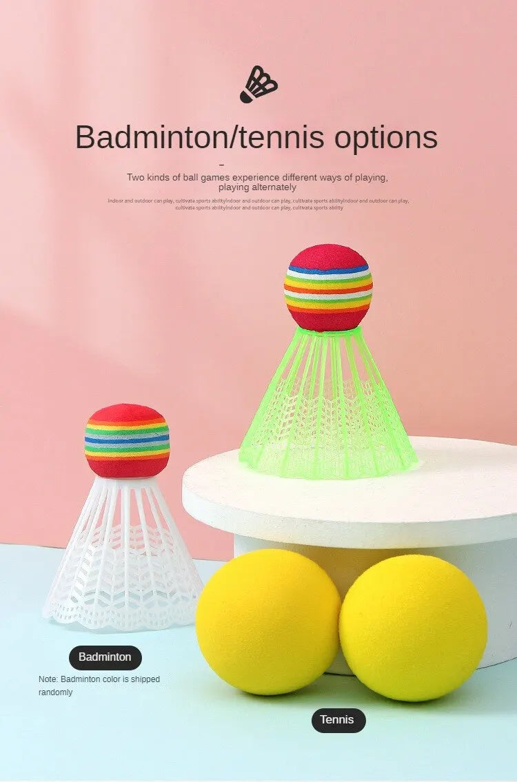 Kids Badminton & Tennis Racket Set