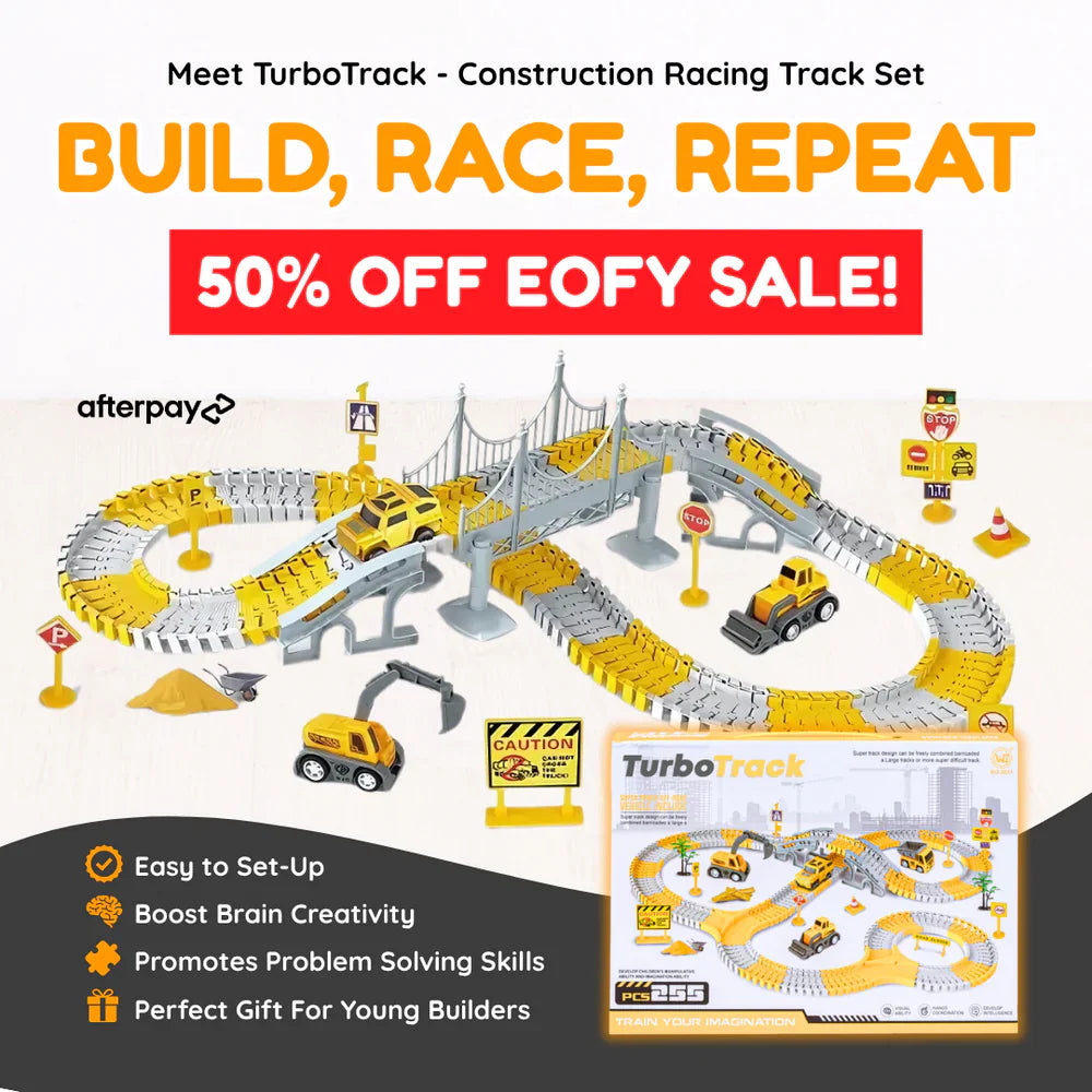 TurboTrack - Construction Racing Track Set
