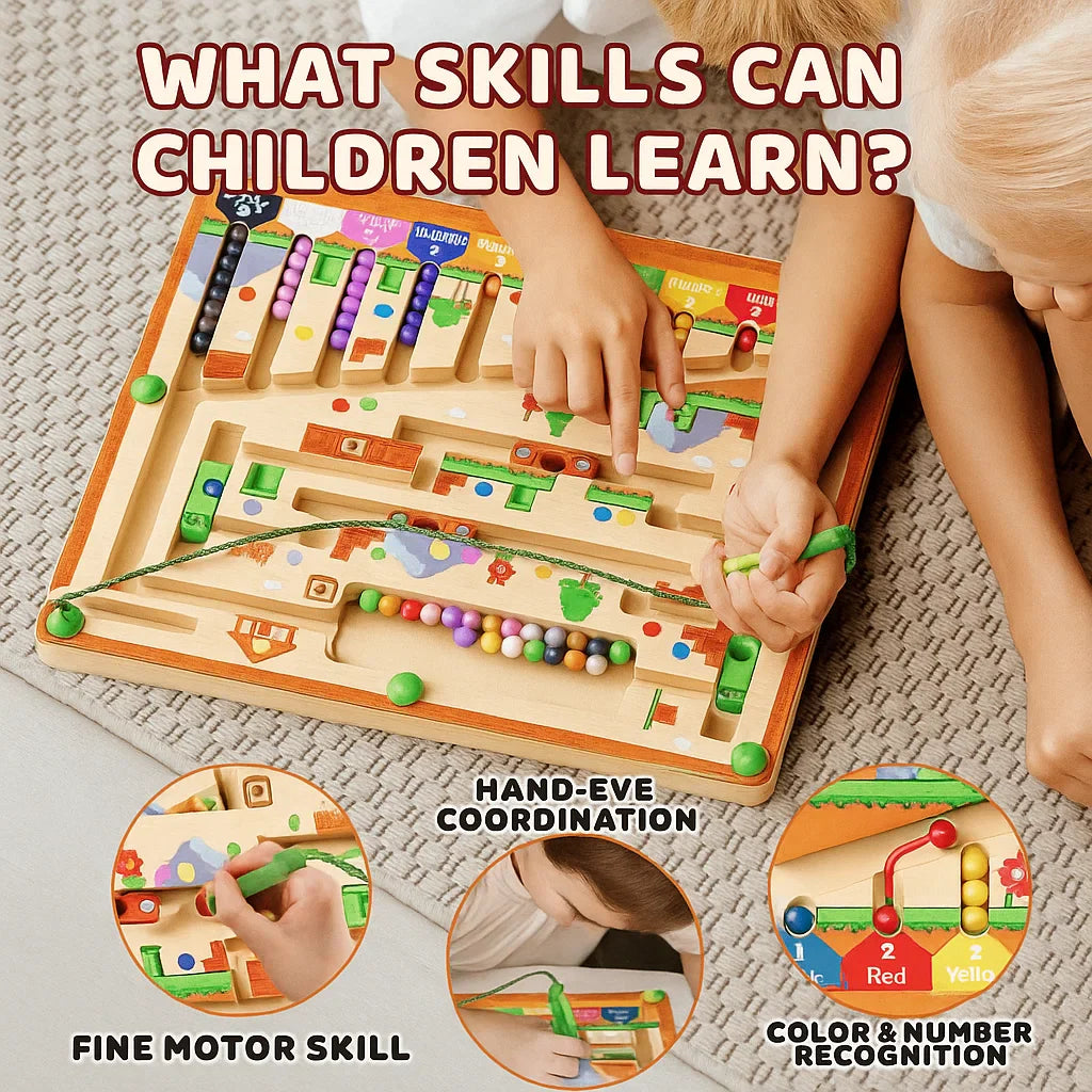 Montessori Magnetic Bead Maze