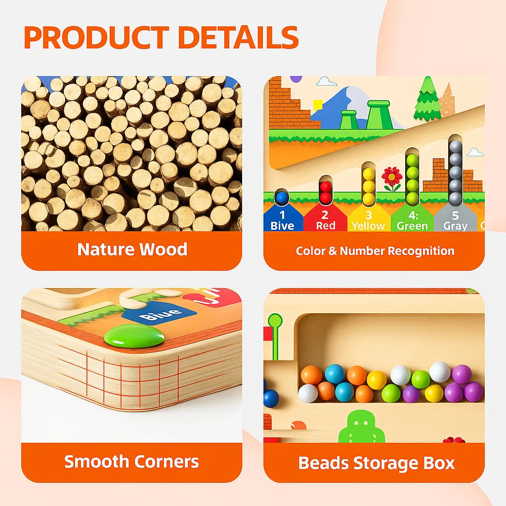 Montessori Magnetic Bead Maze