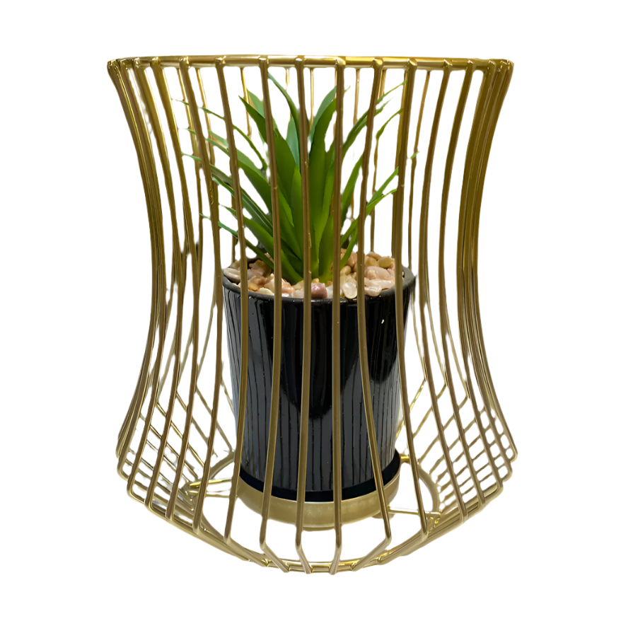Hourglass Cage Planter