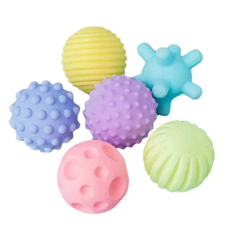 Set of 6 sensory balls for babies - Textured