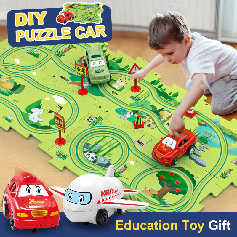 Race Tracks Puzzle Toy