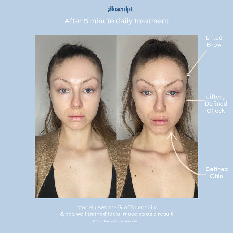 Glo Toner Device – Red LED & Microcurrent Therapy