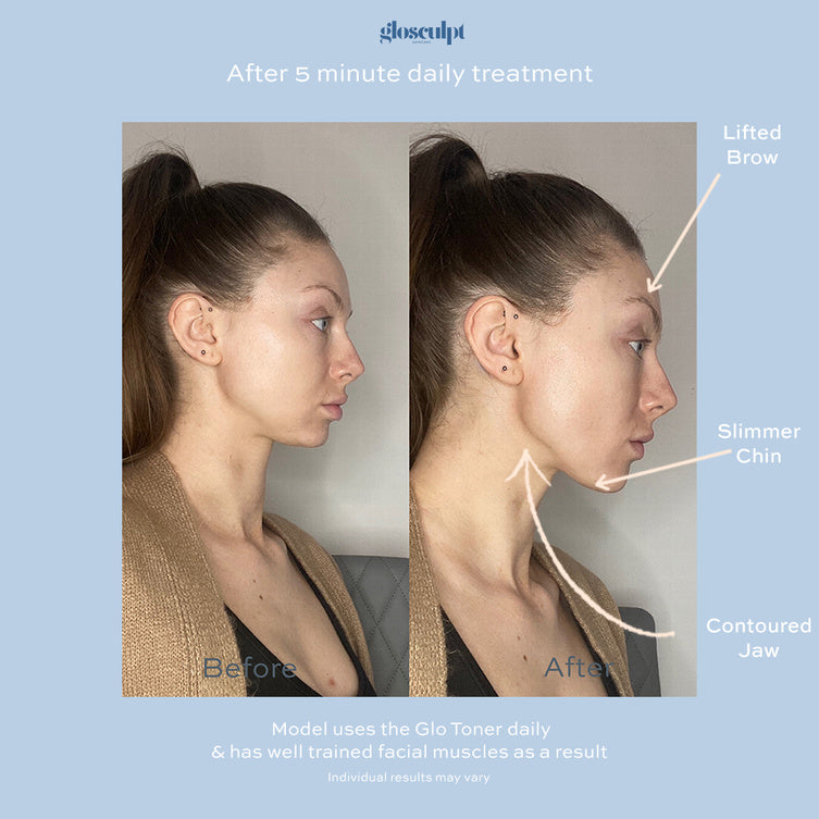 Glo Toner Device – Red LED & Microcurrent Therapy