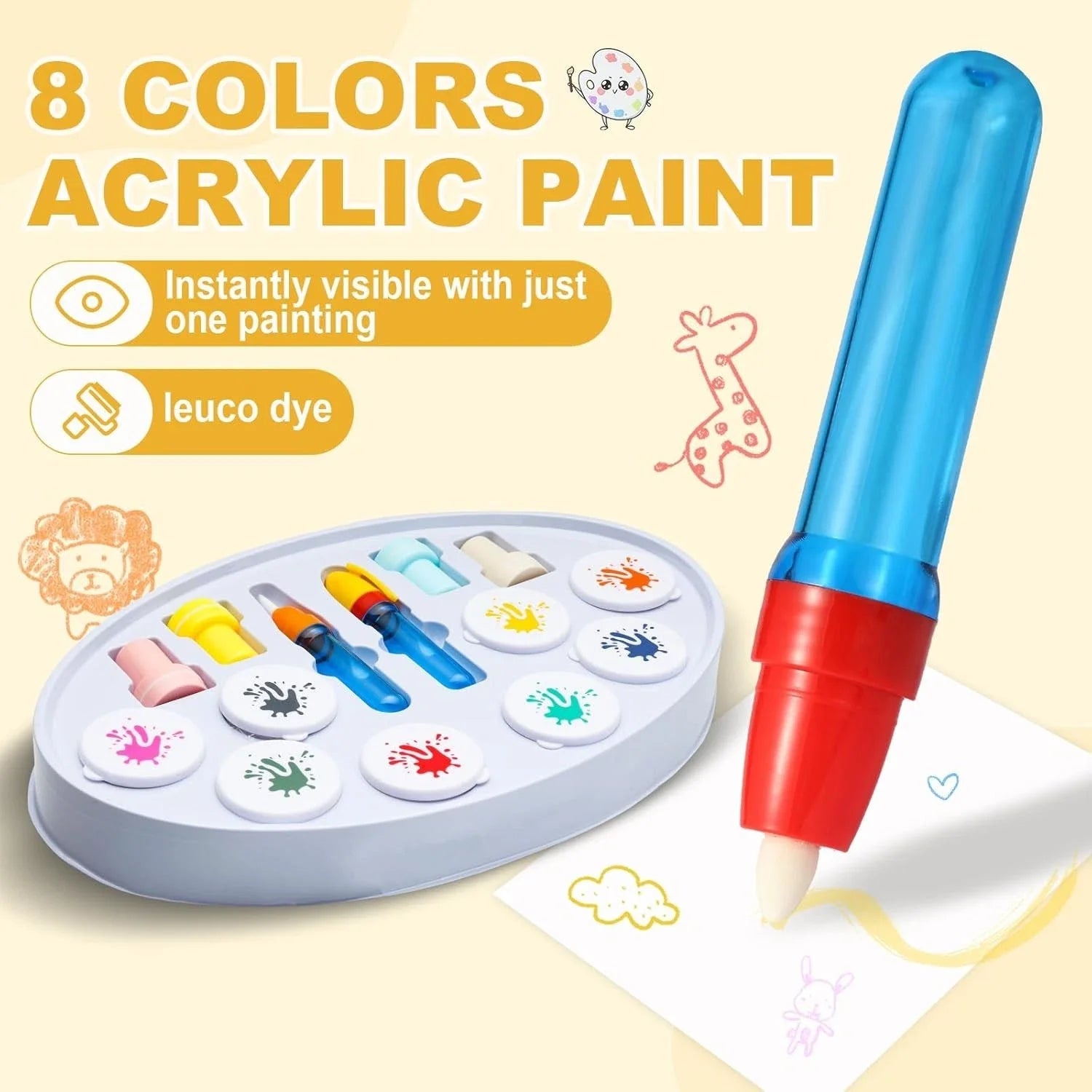 Color-Changing Magic Brush Kids Painting Set