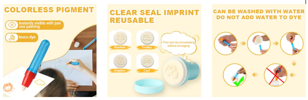 Color-Changing Magic Brush Kids Painting Set