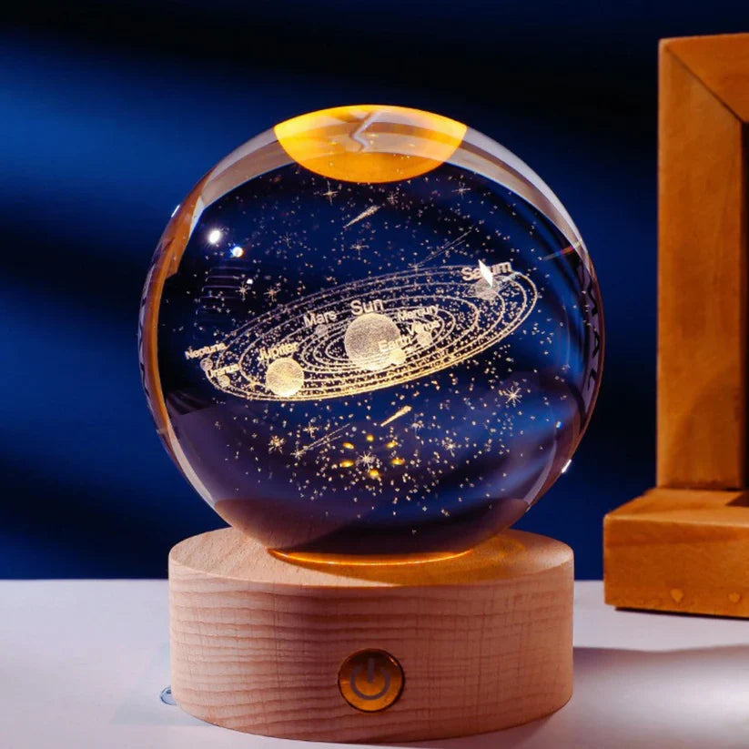 3D Luminous Crystal Lamp Ball