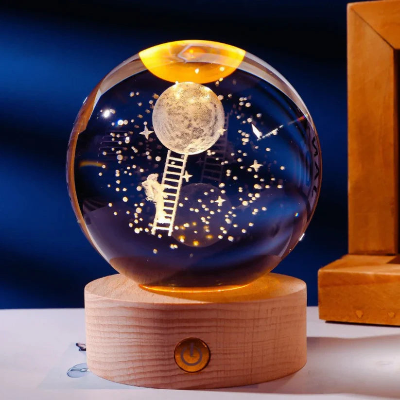 3D Luminous Crystal Lamp Ball